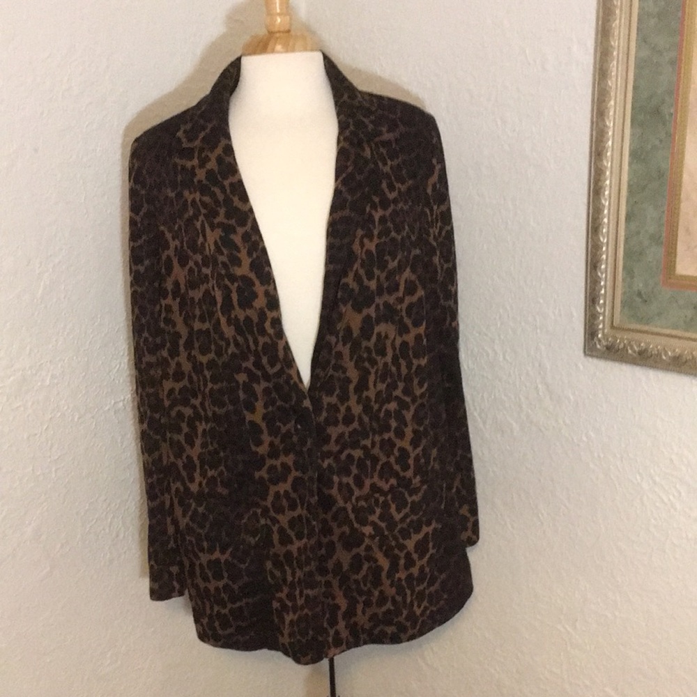 Animal print jacket